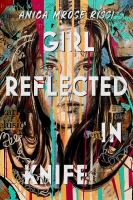 Girl reflect in knife