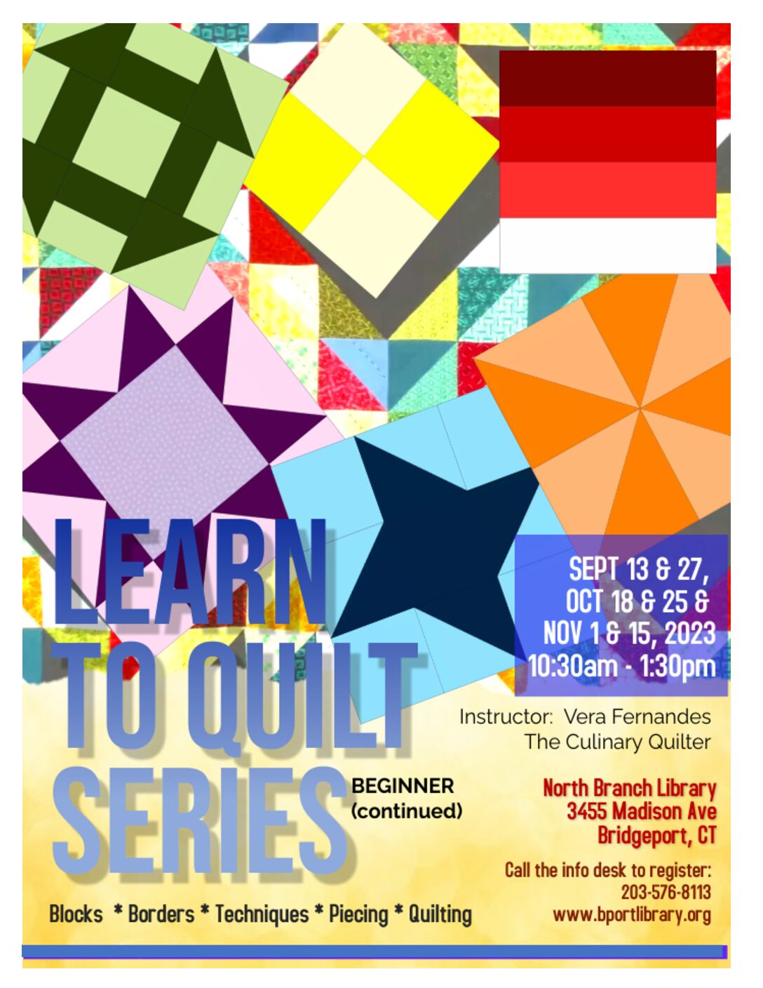 Learn To Quilt Series