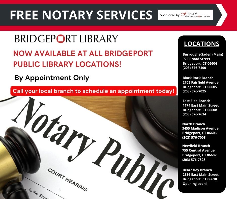 Free Notary Services at the BPL