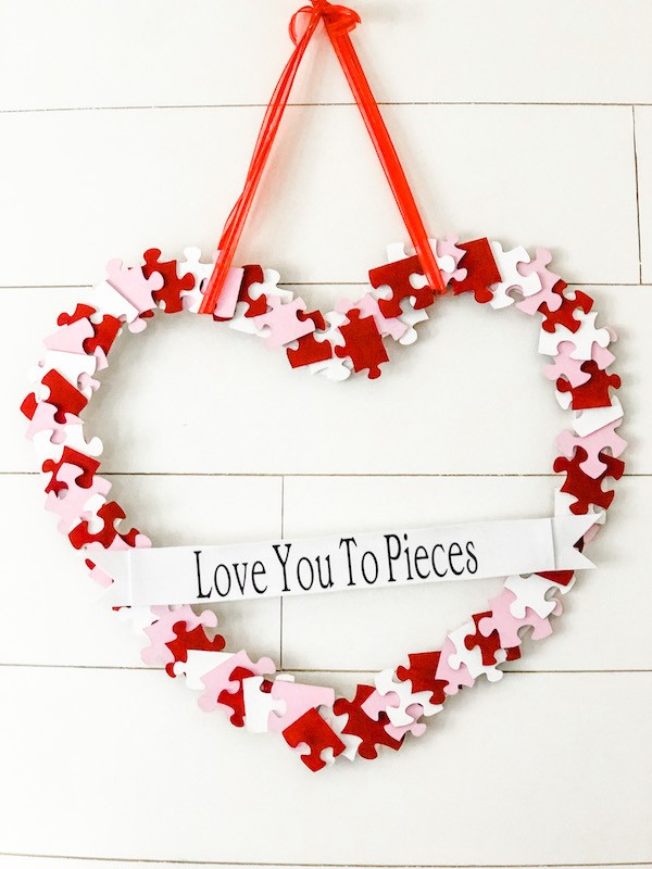 Adult Craft Class: Valentine's Day Puzzle Hearts