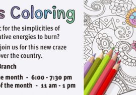 Stress Less Coloring at the Newfield Branch
